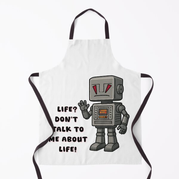 Item preview, Marvin the Paranoid Android designed and sold by halibutgoatramb.