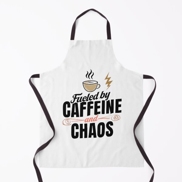 Item preview, Fueled by Caffeine and Chaos – Funny Coffee Quote Design designed and sold by GoxyVision.