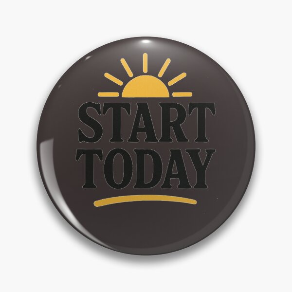 Item preview, Start Today Motivational Quote T-Shirt | Positive Mindset Clothing | Inspirational Typography Design for Self Growth designed and sold by KDesignCrafts.