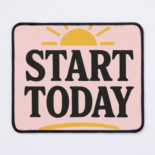 Item preview, Start Today Motivational Quote T-Shirt | Positive Mindset Clothing | Inspirational Typography Design for Self Growth designed and sold by KDesignCrafts.