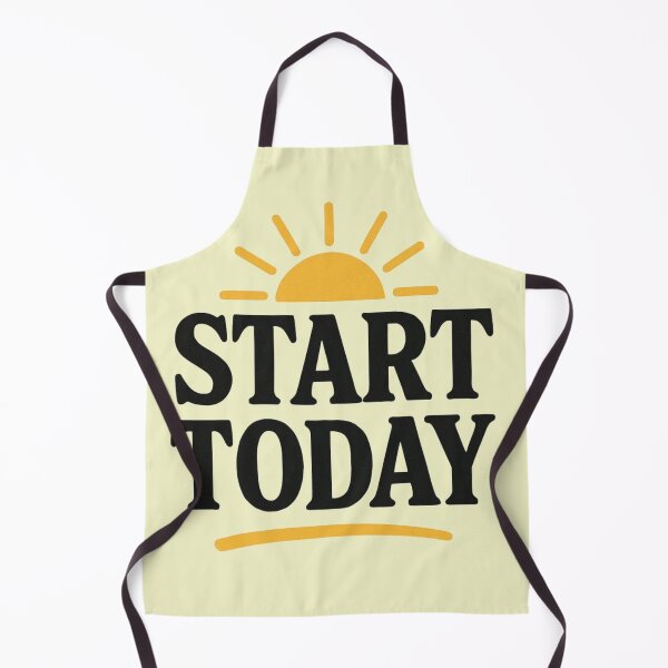 Item preview, Start Today Motivational Quote T-Shirt | Positive Mindset Clothing | Inspirational Typography Design for Self Growth designed and sold by KDesignCrafts.