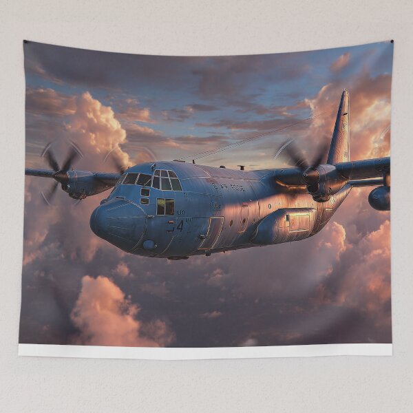 Item preview, C-130 Hercules in Flight designed and sold by Skyframe Aviation.