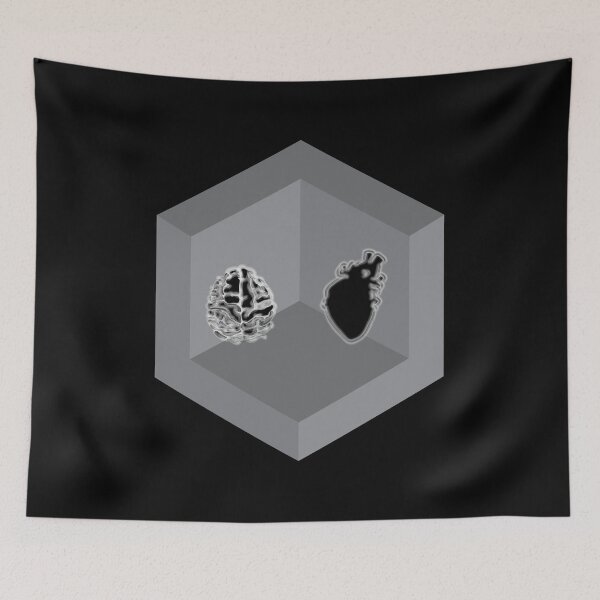 Item preview, Optical Illusion – Necker Cube Mind-Bending Design designed and sold by simpledarkwavewisdom.