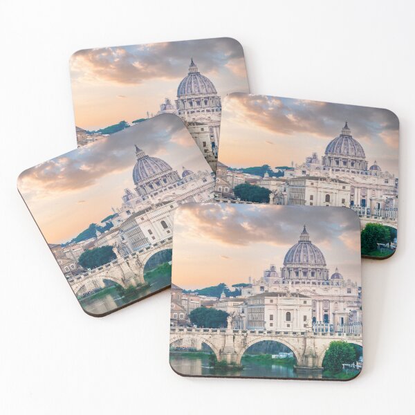 Item preview, Tiber river bridge with Vatican City and dome of Saint Peter Cathedral - Rome, Italy designed and sold by Paolo Modena Photography    -   Fine Italian Art.
