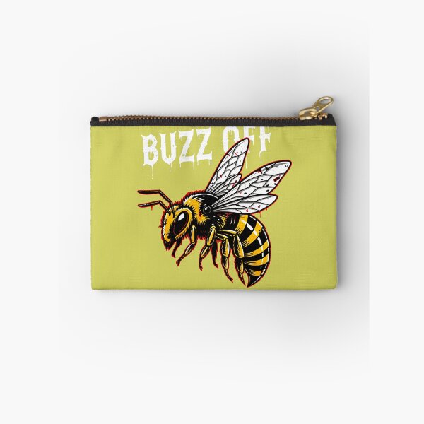 Item preview, BUZZ OFF Angry Bee Graphic | Edgy Punk Rock Insect Art designed and sold by Imaginationbeyond.