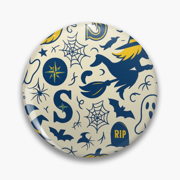 Item preview, Seattle Mariners Inspired Modern Halloween All-Over Print  designed and sold by getpressedshirt.