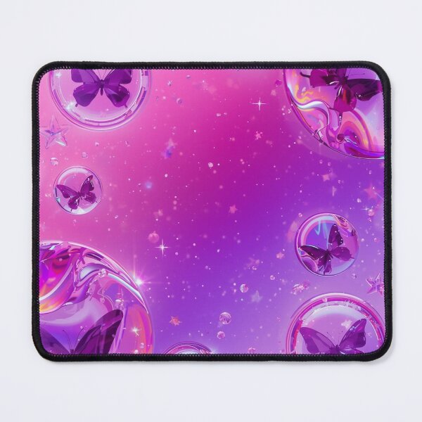 Item preview, Y2K Holographic Dream - Retro Futuristic Chrome Pattern designed and sold by Esterlane.