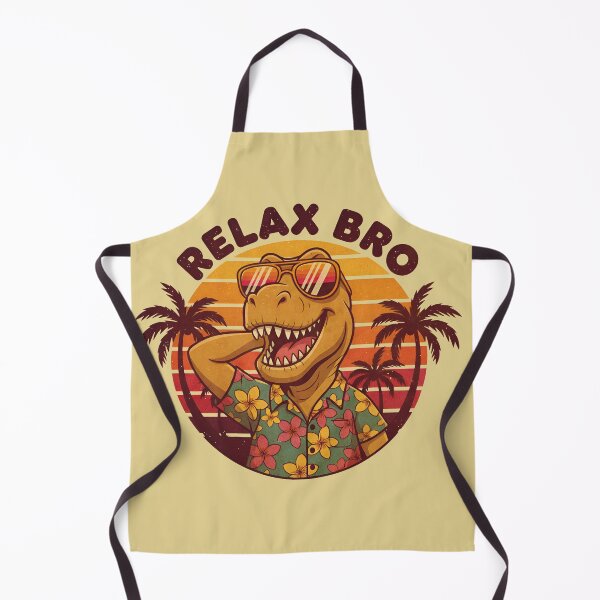 Item preview, Relax Bro T-Rex in Hawaiian Shirt | Funny Dinosaur Summer Vacation designed and sold by Imaginationbeyond.