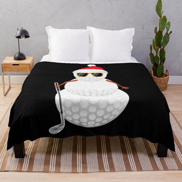 Item preview, Santa Snowman Golf Ball Christmas Golfer designed and sold by onutachaikal.