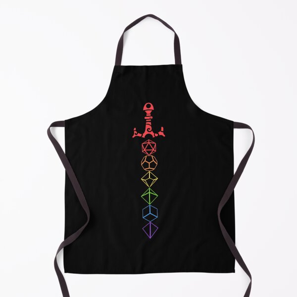 Item preview, Nerdy Dice Set Collector Sword LGBT Pride D20 		 designed and sold by baduttuyrlb.