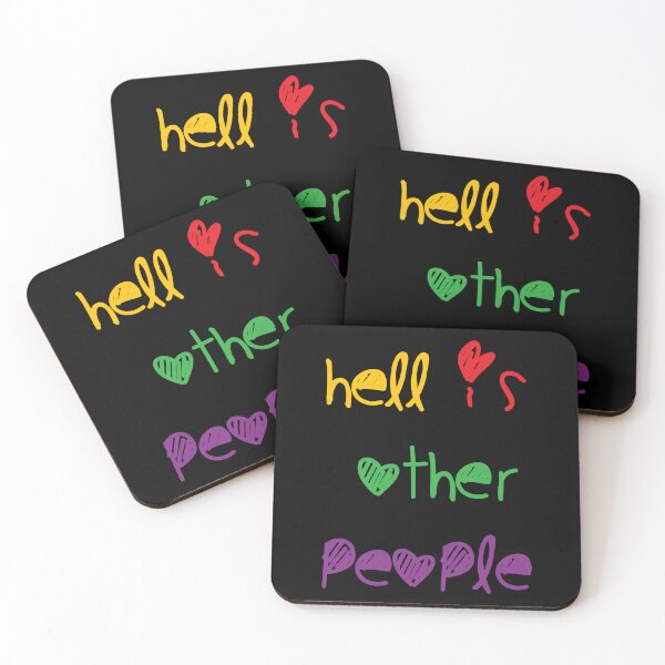 Item preview, Hell Is Other People – Cute Font Sartre Quote designed and sold by simpledarkwavewisdom.