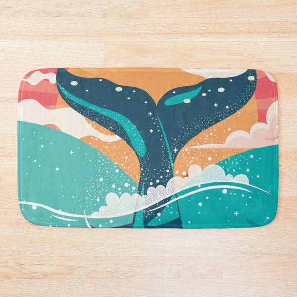 Item preview, Whale Tail Sunset Ocean Deep Sea Illustration shirts designed and sold by anandsiva2703.