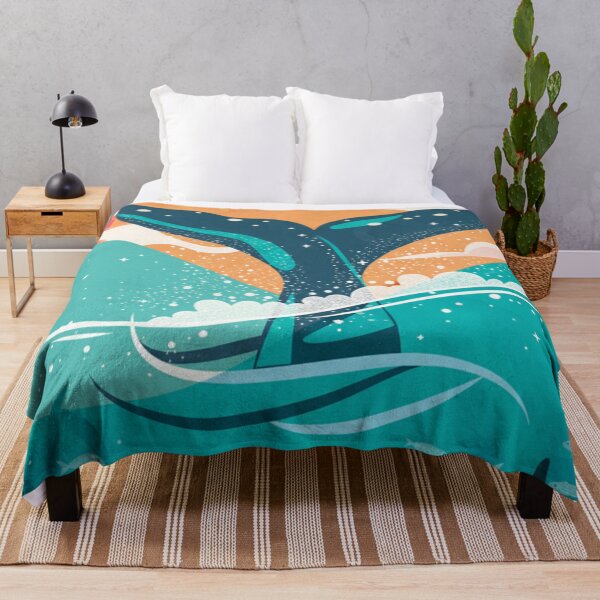 Item preview, Whale Tail Sunset Ocean Deep Sea Illustration shirts designed and sold by anandsiva2703.