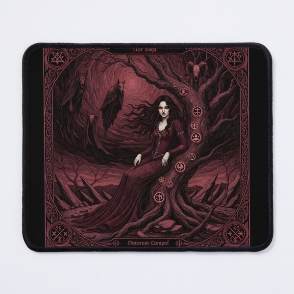 Item preview, Enchantress Beneath the Crimson Moon designed and sold by PixCthulhu.