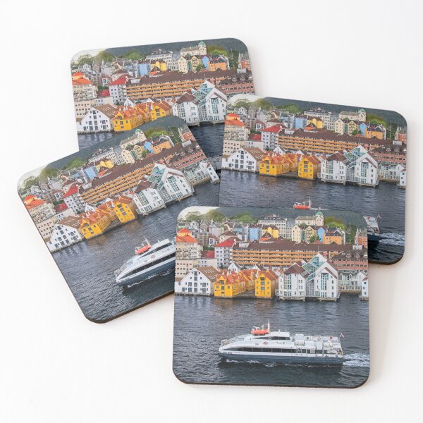 Item preview, Cityscape of Colourful Bergen Waterfront Norway designed and sold by Martyn R Arnold Fine Art Nature & Landscape Photography.