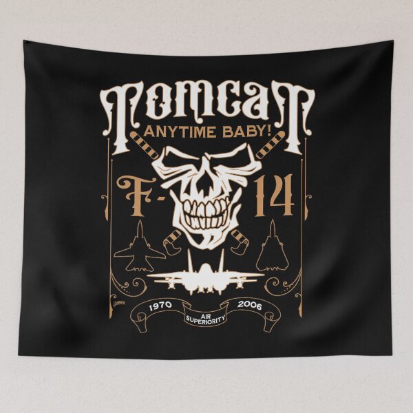 Item preview, Classic F-14 Tomcat Military Fighter Jet Skull 	1	 designed and sold by ruonistundexo.