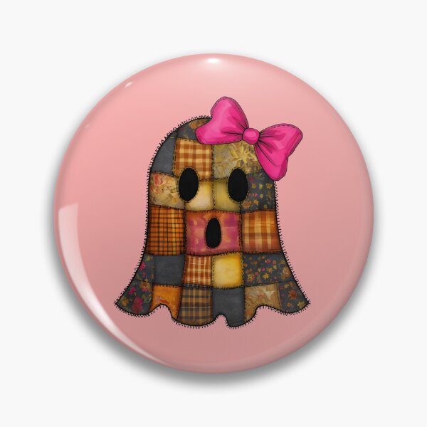 Item preview, Coquette Ghost With Pink Coquette Bow designed and sold by DemureArtsy.