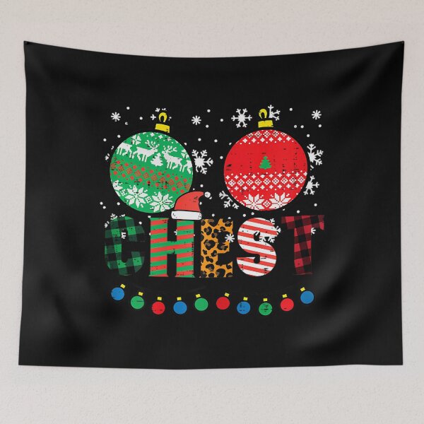 Item preview, Chestnuts Set Chest Funny Matching Couples Christmas 	 		 designed and sold by beeseozye.