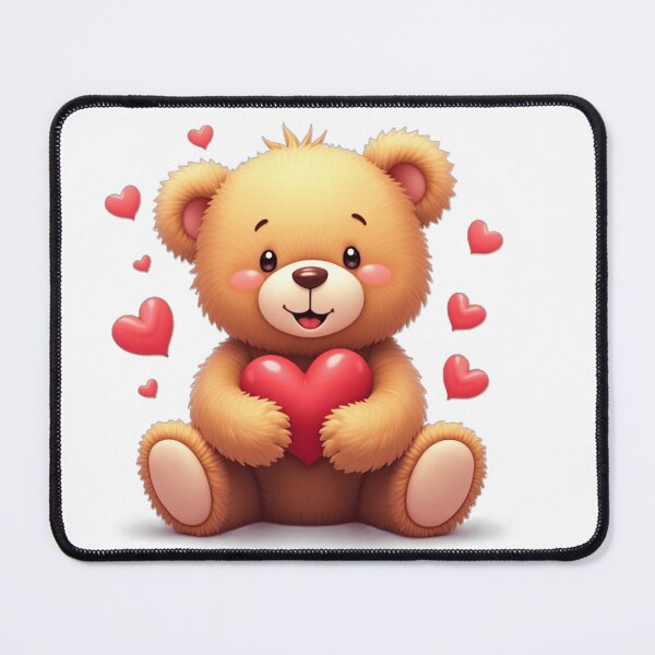 Item preview, Adorable Cute teddy bear with love hearts designed and sold by nicnacc.