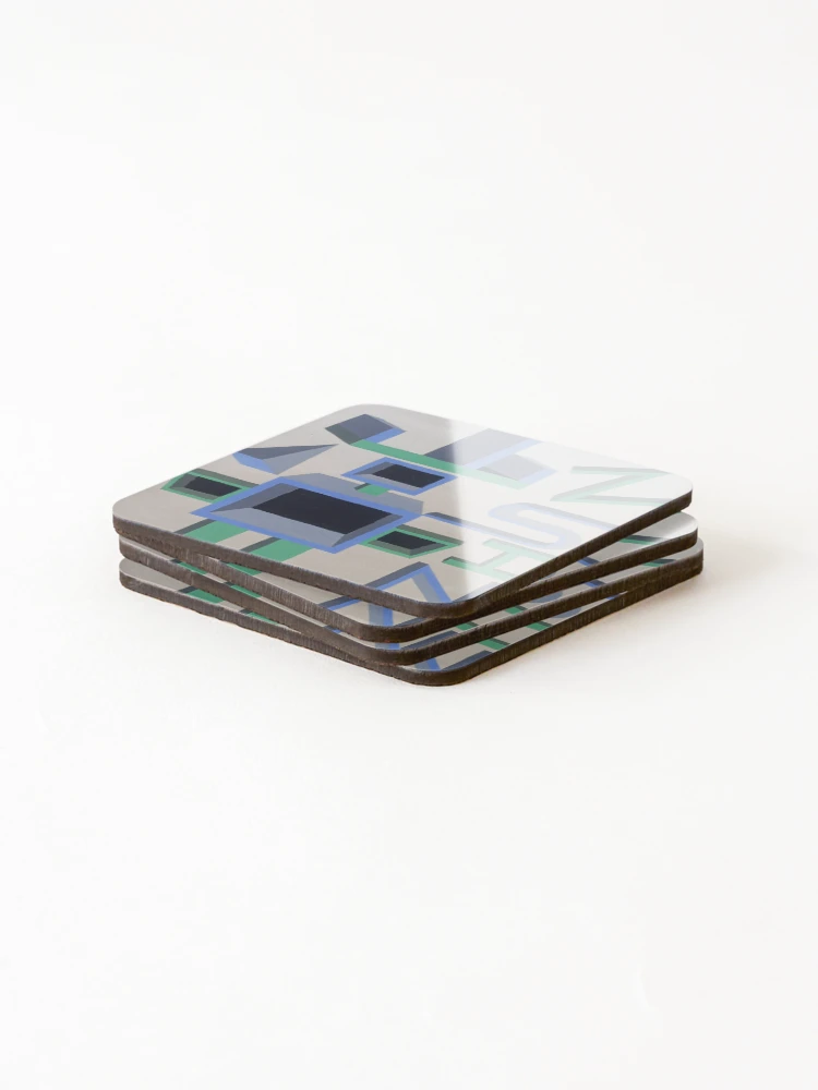 Thumbnail 4 of 5, Coasters (Set of 4), Abstract Syntax designed and sold by MyRachna.