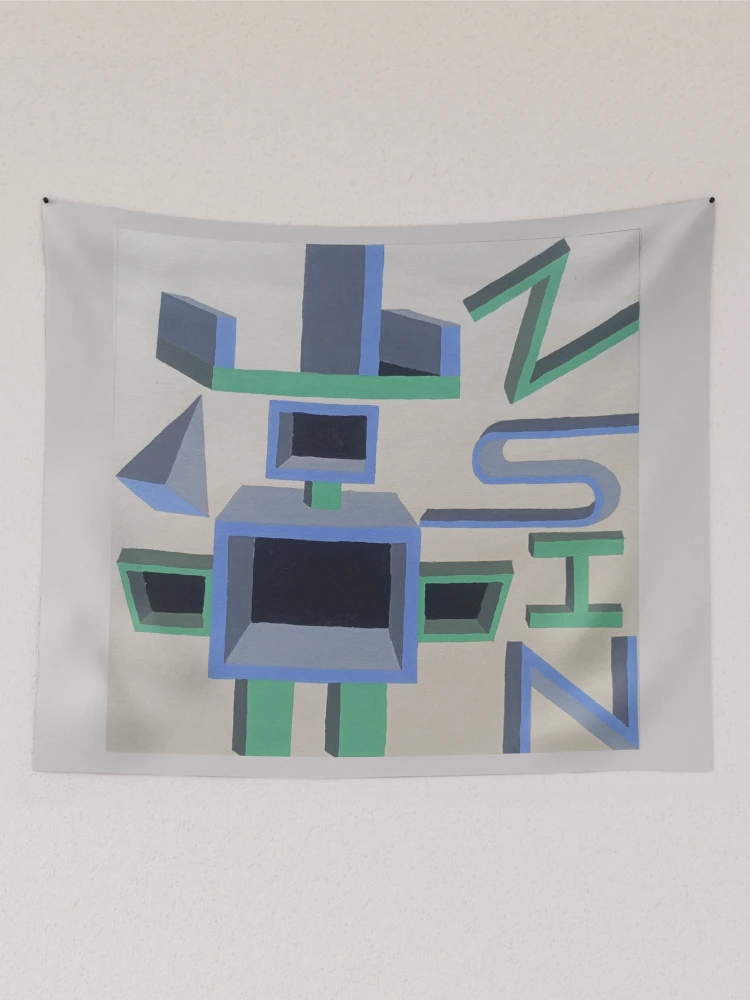 Thumbnail 2 of 3, Tapestry, Abstract Syntax designed and sold by MyRachna.