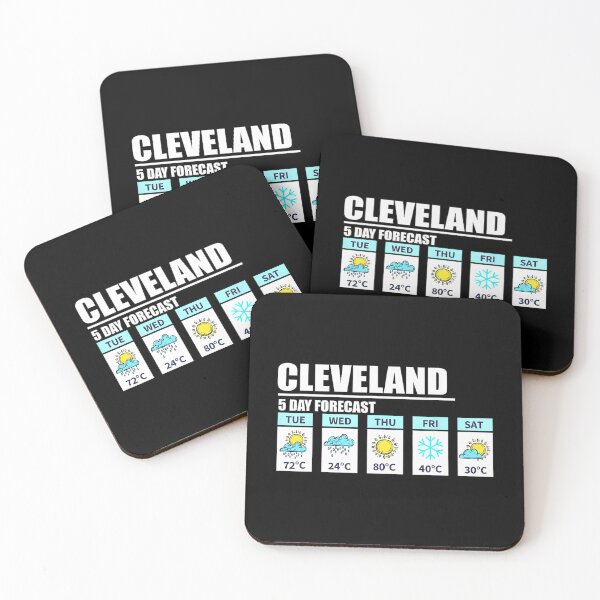 Item preview, Cleveland-5 Day Forecast Funny Weather 		 designed and sold by ruonistundexo.