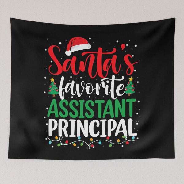 Item preview, Santa's Favorite Assistant Principal Christmas Santa Hat 		 designed and sold by onutachaikal.