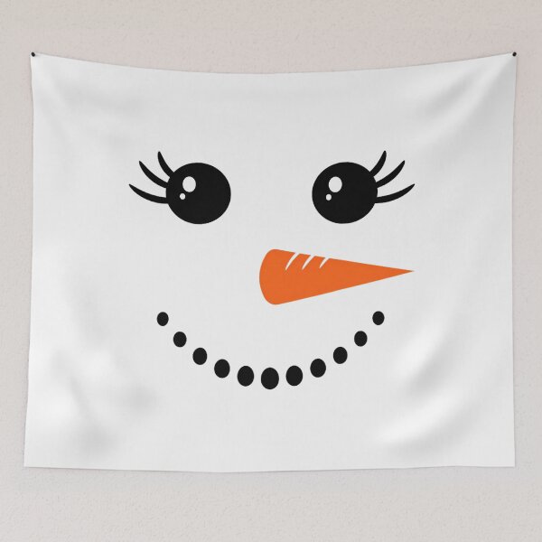 Item preview, Snowman 	 Face For 	 Christmas Winter 		 designed and sold by gergyegdid.