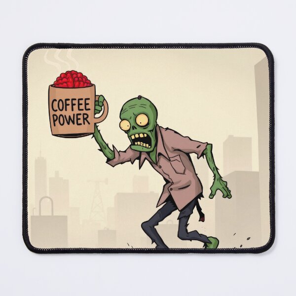 Item preview, Coffee Powered Zombie Apocalypse designed and sold by CTM ArtStudio.