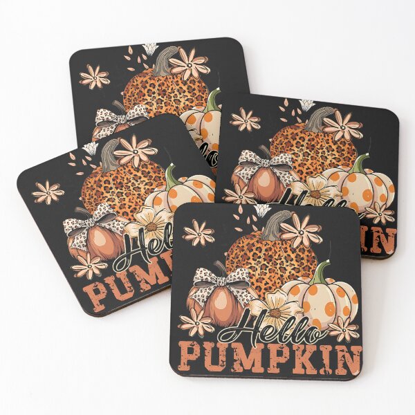 Item preview, Hello Pumpkin – Cute Leopard Print Fall Pumpkin with Flowers Design designed and sold by LodersS.