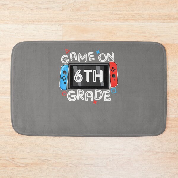 Item preview, GAMER-BACK-TO-SCHOOL-FUNNY-GAME-ON-6TH-GRADE-T-SHIRT designed and sold by OrionFrost.