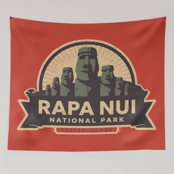 Item preview, Rapa Nui National Park - Chile - Easter Island  designed and sold by GoodOldVintage.