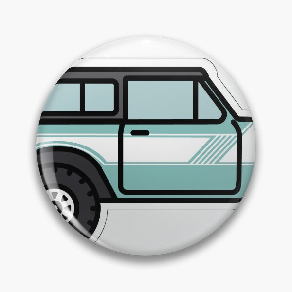 Item preview, Scout II - Light Blue with White Rally Stripe and White Blue Top and Roof Rack designed and sold by Jsanch20.