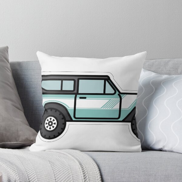 Item preview, Scout II - Light Blue with White Rally Stripe and White Blue Top and Roof Rack designed and sold by Jsanch20.