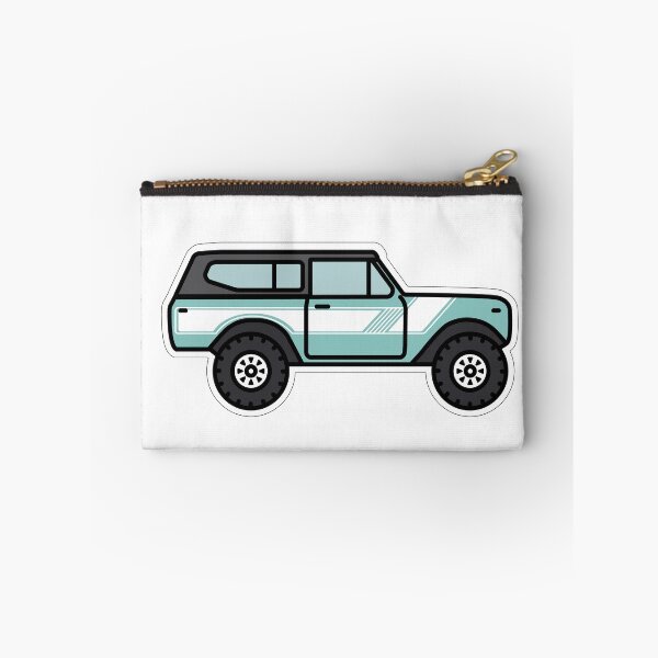Item preview, Scout II - Light Blue with White Rally Stripe and White Blue Top and Roof Rack designed and sold by Jsanch20.