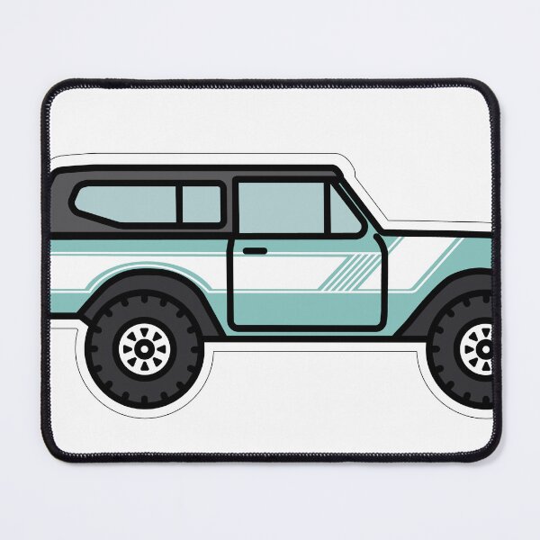 Item preview, Scout II - Light Blue with White Rally Stripe and White Blue Top and Roof Rack designed and sold by Jsanch20.