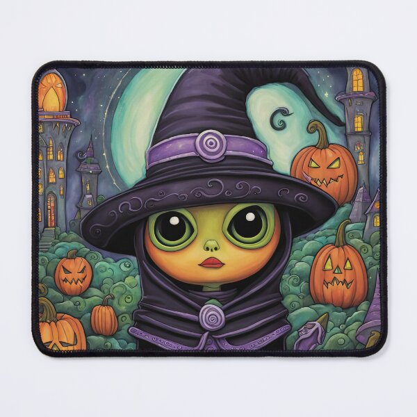 Item preview, Alien dressed as a Witch for Halloween designed and sold by Colin Bentham.
