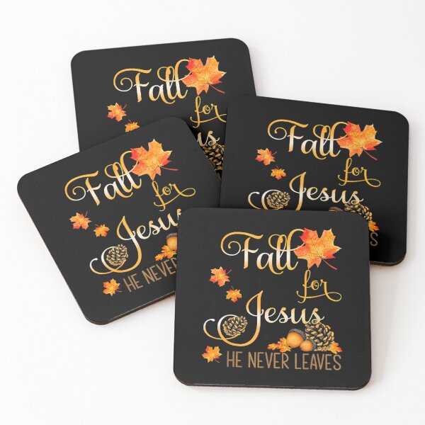 Item preview, Fall For Jesus He Never Leaves Autumn Christian Prayers Cool 		 designed and sold by tauzerwailinm.