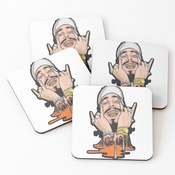 Item preview, Post Malone Rapper Portrait designed and sold by quirinoc.
