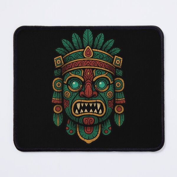 Item preview, Mayan Style Fierce Mask Ancient Warrior designed and sold by AncientVibes.