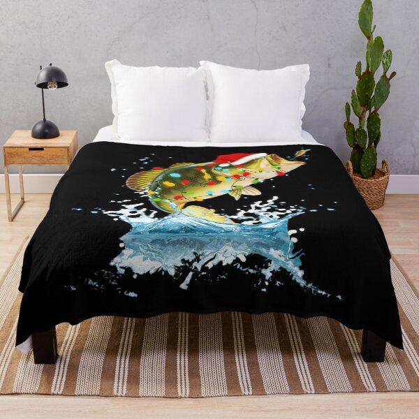 Item preview, Funny Bass Fishing Santa Hat Christmas Pajama Fisher Fish designed and sold by striemadiea.