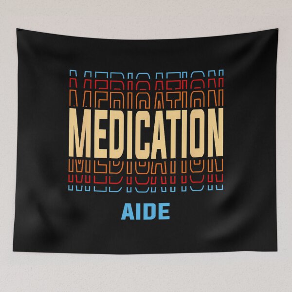 Item preview, Medication Aide Job Title Vintage 		 designed and sold by yanxdesfir4.