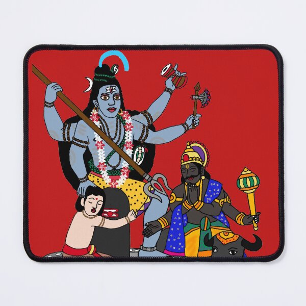 Item preview, Lord Shiva Protecting Markandeya | Mahadev Saves Devotee designed and sold by Harshit_Digital_Arts.