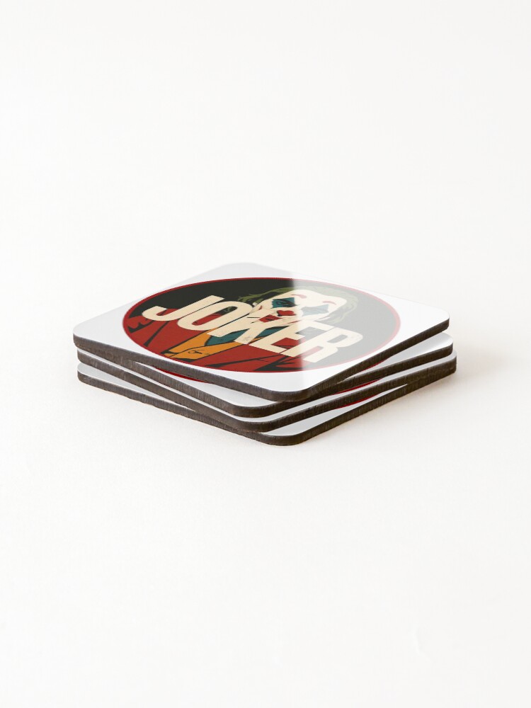 Thumbnail 4 of 5, Coasters (Set of 4), Joker Sticker designed and sold by Rohitd17.