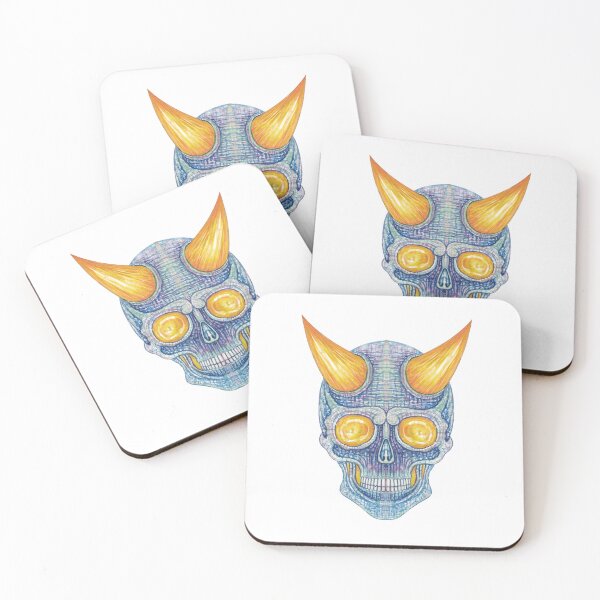 Item preview, Demon skull surreal art. designed and sold by Jiwsurreal.
