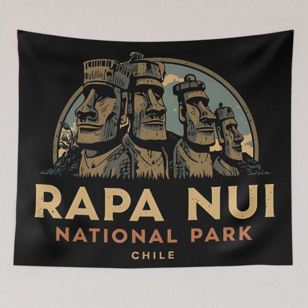 Item preview, Rapa Nui National Park - Chile - Easter Island  designed and sold by GoodOldVintage.