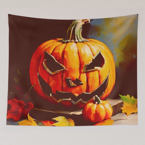 Item preview, Pumpkin Painting with Humor designed and sold by Zofia Sosnecka.