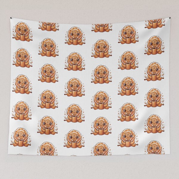 Item preview, Cute Apple Fritter Coffee Lover – Kawaii Pastry Art designed and sold by RojoyDesigns.