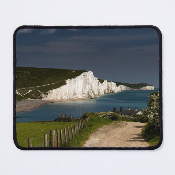 Item preview, The Seven Sisters at Cuckmere Haven in East Sussex England UK designed and sold by John Gilham - Landscape Photography.