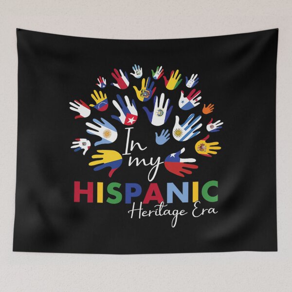 Item preview, In My Hispanic Heritage Era Latin Countries Flags Inspired 		 designed and sold by mooseyasinul.